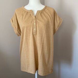 Loft Dolman Henley Top - NWT Large